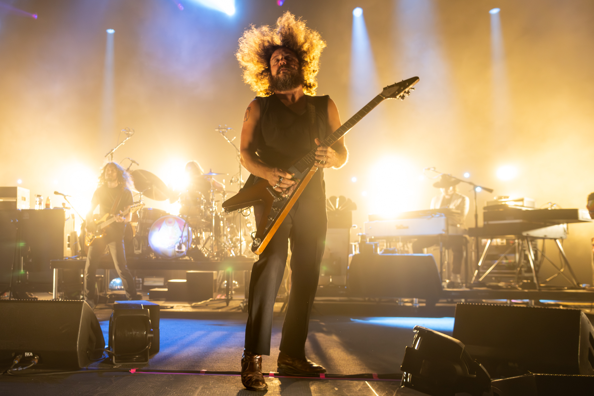 My Morning Jacket on stage